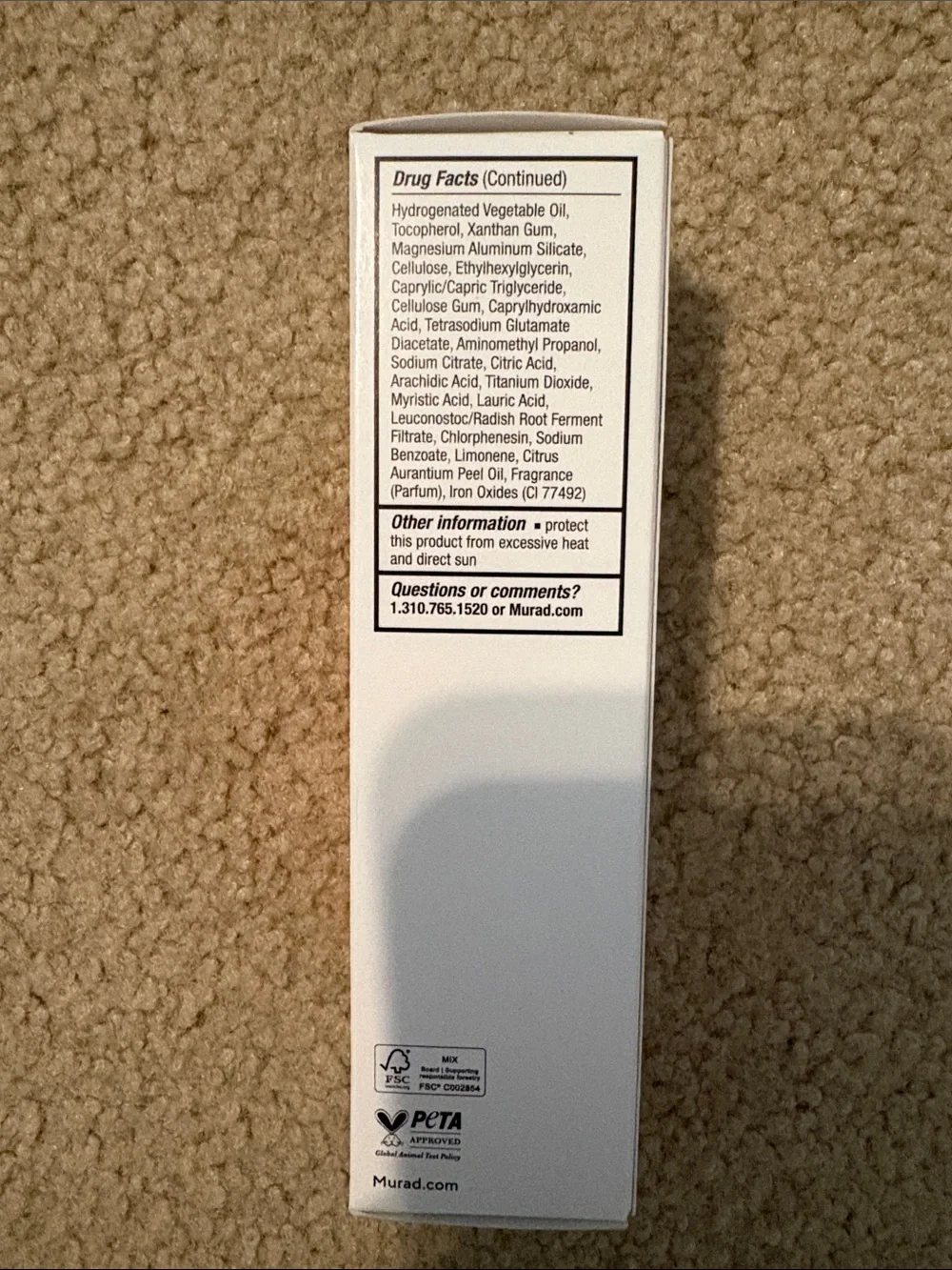 Murad Environmental Shield Superactive Moisturizer SPF 50: Brightening exp 11/27